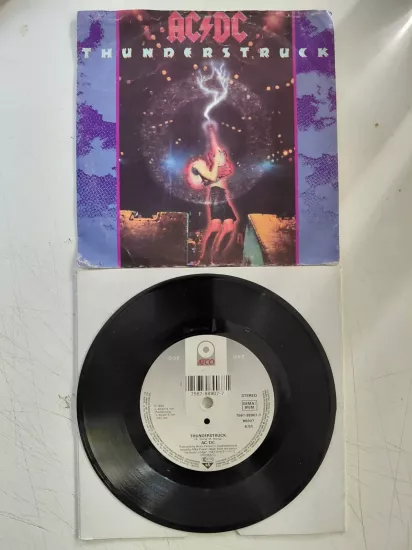AC/DC - Thunderstruck - 1999 Almanya  Basım  45lik Plak