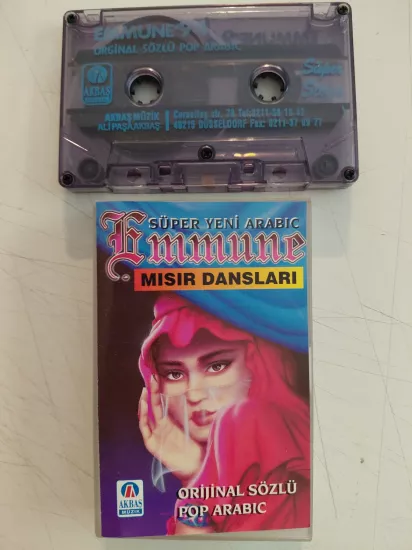 Emmune (Mısır Dansları) - Orjinal Sözlü Pop Arabic -  Almanya Basım  Kaset / Akbaş Müzik