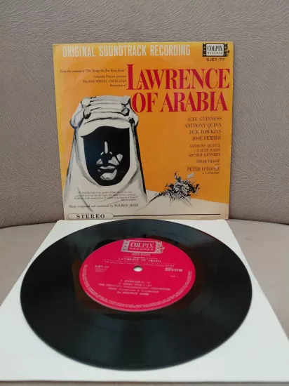 LAWRENCE OF ARABIA - Maurice Jarre ( Soundtrack)   - 1962  Japonya Basım EP Plak
