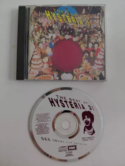The Best Of Hysteria 3 ( Billy Bragg ,Eddie Izzard..) -  1991  İngiltere Basım - CD Albüm
