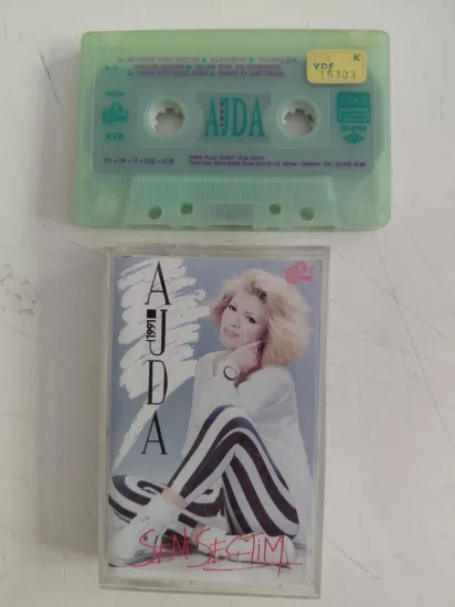 Ajda    –   Seni Seçtim – 1991  Türkiye Basım  2. El Kaset Albüm
