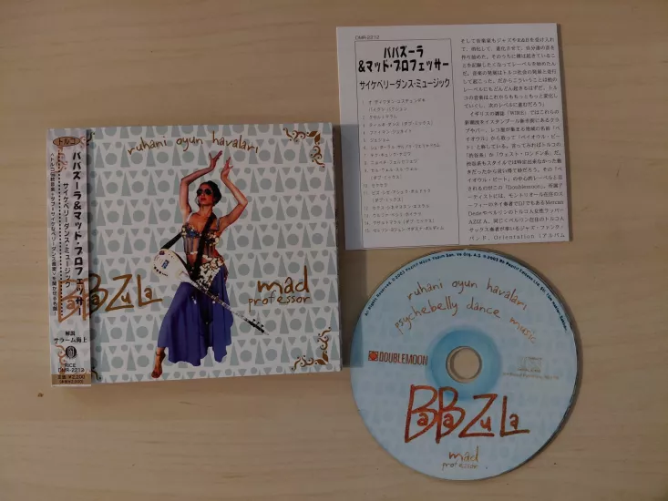Baba Zula, Mad Professor – Psychebelly Dance Music - 2003  Japonya Basım CD Albüm / Obi’li