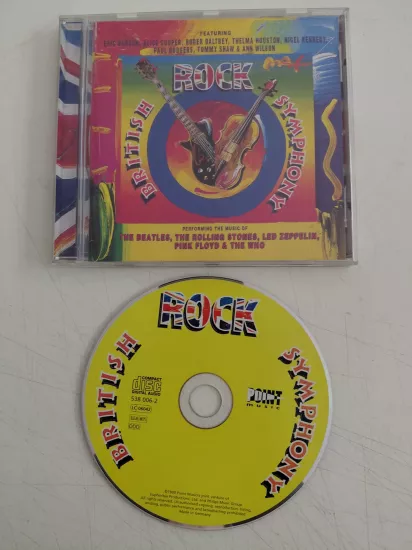 British Rock Symphony – Performing The Music Of The Beatles, The Rolling Stones, Led Zeppelin, Pink Floyd & The Who - 1999 İngiltere Basım CD Albüm