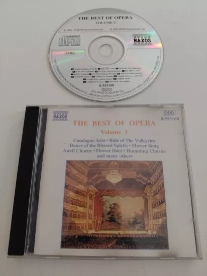 The Best Of Opera Vol. 3  – 1995  Avrupa Basım - CD Albüm