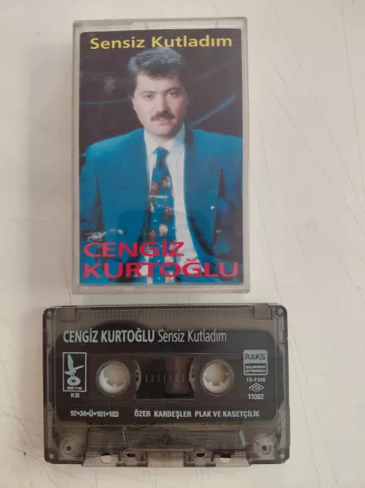 Cengiz Kurtoğlu – Sensiz Kutladım -  1992 Türkiye Basım Kaset Albüm