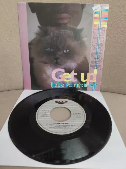 Technotronic  – Get Up! (Before The Night Is Over)  - 1990  Belçika Basım 45’lik  Plak