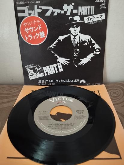 THE GODFATHER II / Baba Filmi - (Soundtrack) -  1972 Japonya Basım 45lik Plak