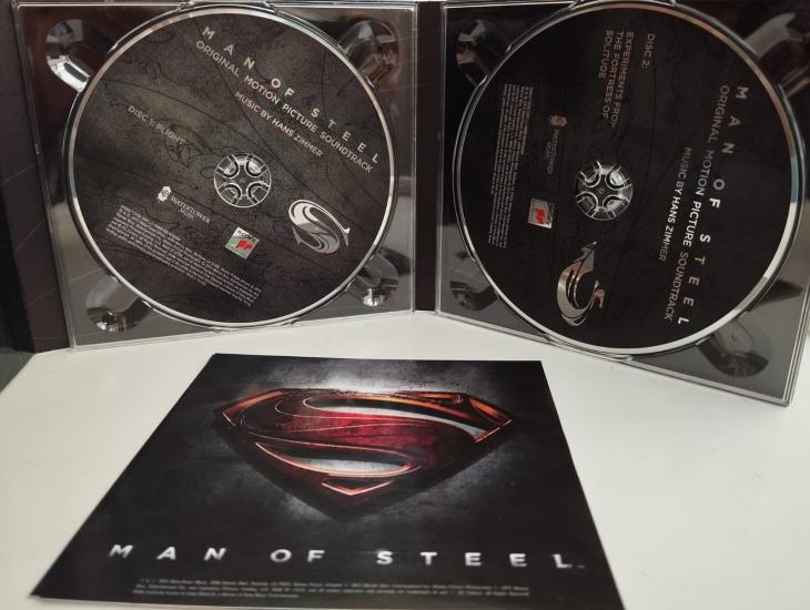 Hans Zimmer ‎– Man Of Steel (Soundtrack) - 2013 Avrupa Basım 2. El  CD, Limited  Deluxe Edition