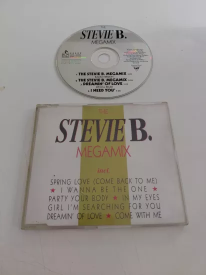 Stevie B. – The Stevie B. Megamix – 1990  Almanya Basım - CD Maxi-Single