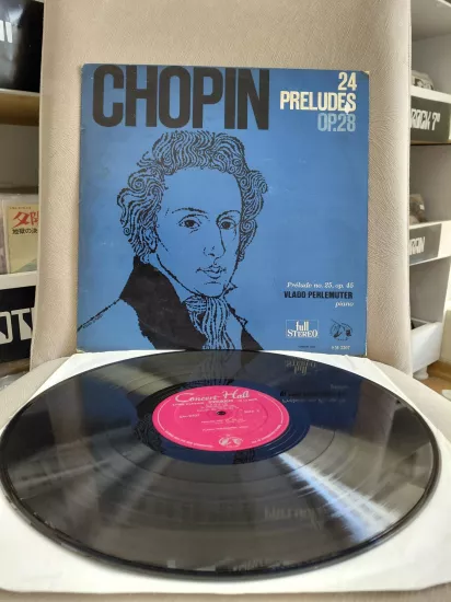 CHOPIN – 24 Préludes Op. 28/Prelude no.25 op.45 - Japonya Dönem Basım Albüm- LP Plak