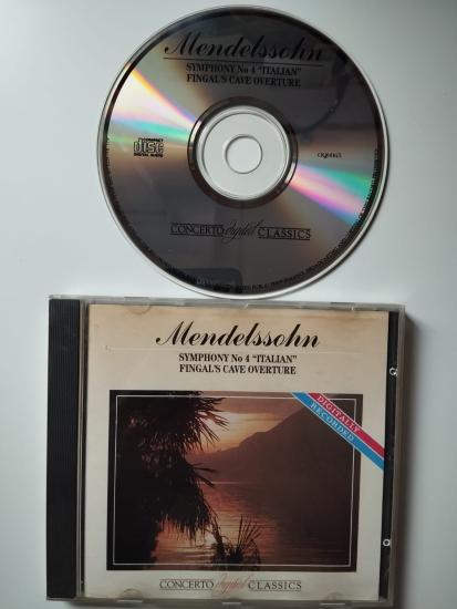 Mendelssohn / Symphony No 4 Italian Fingals Cave Overture - Avrupa Basım 2. El CD Albüm