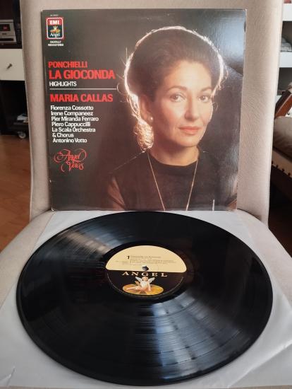 Ponchielli , Maria Callas - La Gioconda (Highlights) -  1984  İtalya Basım - LP Plak Albüm