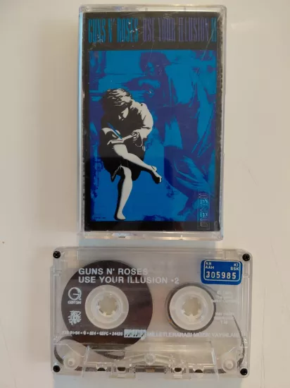 Guns N’ Roses – Use Your Illusion II - 1991 Türkiye  Basım Kaset Albüm
