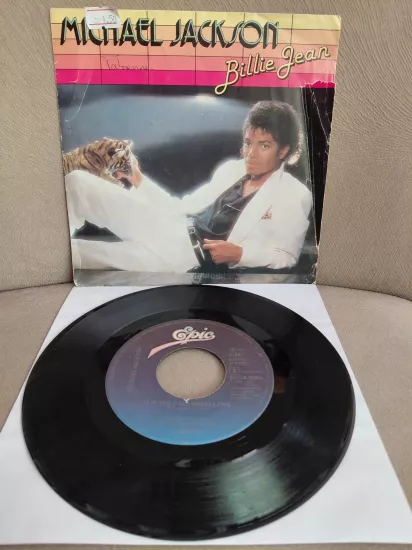 MICHAEL JACKSON -  Billie Jean - 1983 Hollanda Basım  45lik Plak