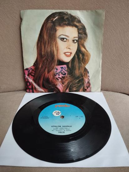 Yeliz – Gönlüm Seninle / Oldu Olacak -  1978 Türkiye Basım 45 lik Plak