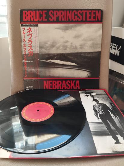 Bruce Springsteen - Nebraska - 1982 Japonya Basım - 33 lük LP Plak Albüm - Obi’li