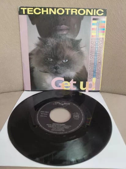 Technotronic  – Get Up (Before The Night Is Over) - 1990  Fransa Basım 45’lik  Plak