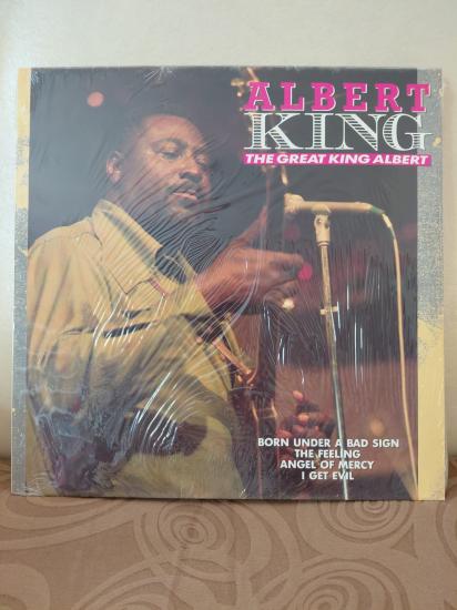 ALBERT KING -  The Great King Albert  - 1988 Almanya Basım LP Plak Albüm/Jelatininde