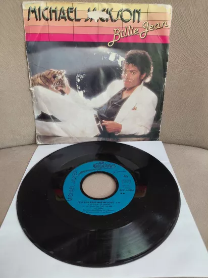 MICHAEL JACKSON -  Billie Jean - 1983 Fransa Basım  45lik Plak