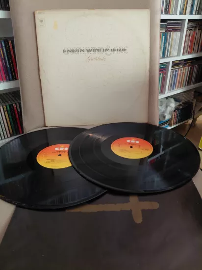 Earth, Wind & Fire ‎– Gratitude - 1975 Almanya  Basım  33’lük Double LP Albüm Plak