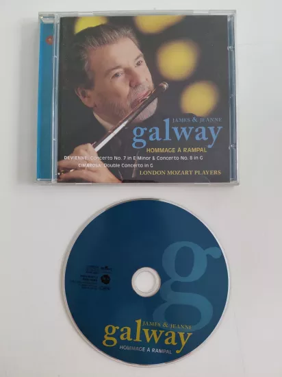 James & Jeanne Galway  –  Hommage A Rampal - 2001 Avrupa Basım - CD Albüm