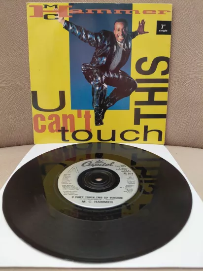 MC Hammer  –  U Can’t Touch This -  1990  İngiltere Basım 45’lik  Plak
