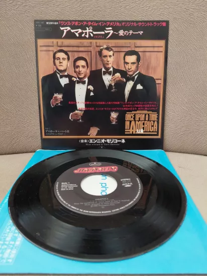 Ennio Morricone ‎–  Amapola  /Once Upon A Time In America (Soundtrack) - 1984 Japonya  Basım 45’lik Plak