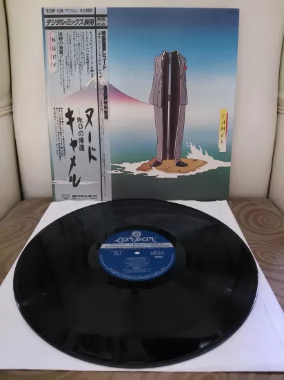 Camel  –  Nude  - 1981  Japonya  Basım 33 lük  LP Plak - Obili