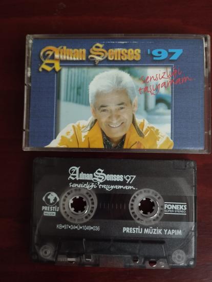 Adnan Şenses - Sensizliği Taşıyamam -  1997 Türkiye Basım  Kaset Albüm