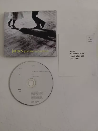 James  – Just Like Fred Astaire -  1999 İngiltere Basım - CD, Single, Enhanced