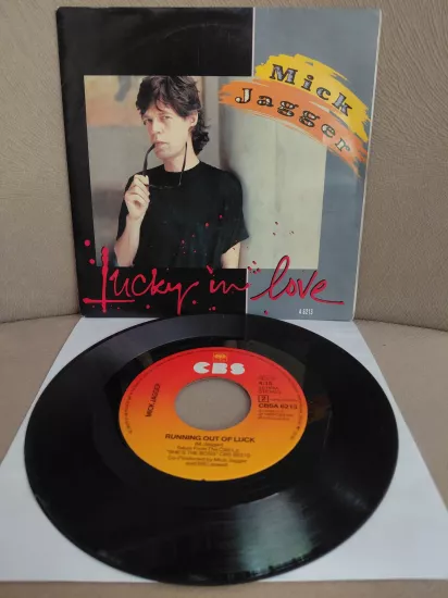 Mick Jagger  – Lucky In Love  - 1985  Hollanda Basım 45’lik  Plak