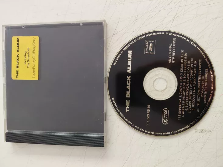 The Black Album - Including The Smash Hit - 1989 Avrupa Basım CD Albüm