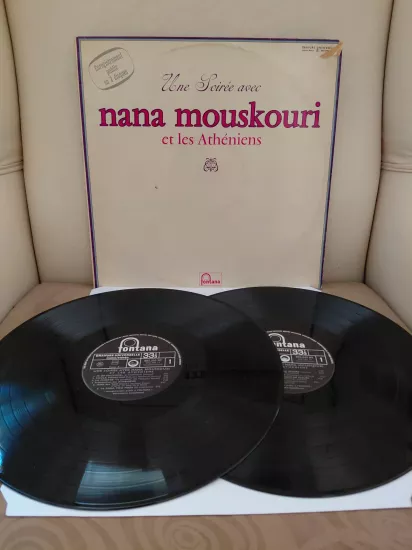 Nana Mouskouri Et Les Athéniens  - 1969 Fransa Basım 33 lük Plak - 2xLp Albüm