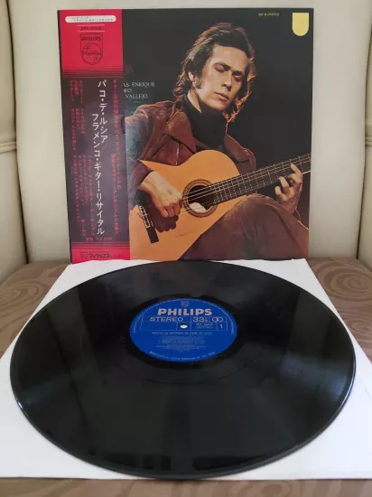 Paco De Lucia  – Recital De Guitarra De Paco De Lucia - 1971  Japonya  Basım 33 lük  LP Plak - Obili
