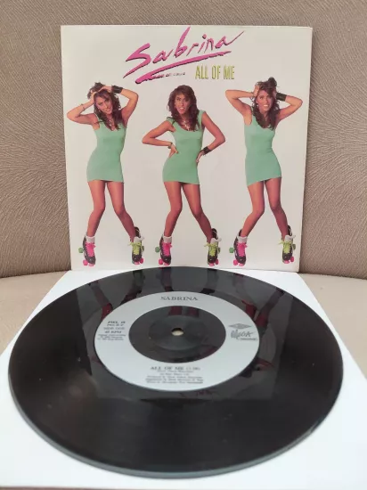 Sabrina  –  All Of Me  -  1988  İngiltere Basım 45’lik  Plak