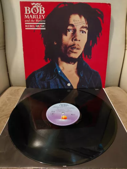Bob Marley And The Wailers  –  Rebel Music - 1986  Almanya Basım Albüm - LP Plak