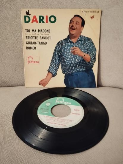 DARIO  – Toi Ma Madone  - 1961 Fransa Basım EP 45lik Plak