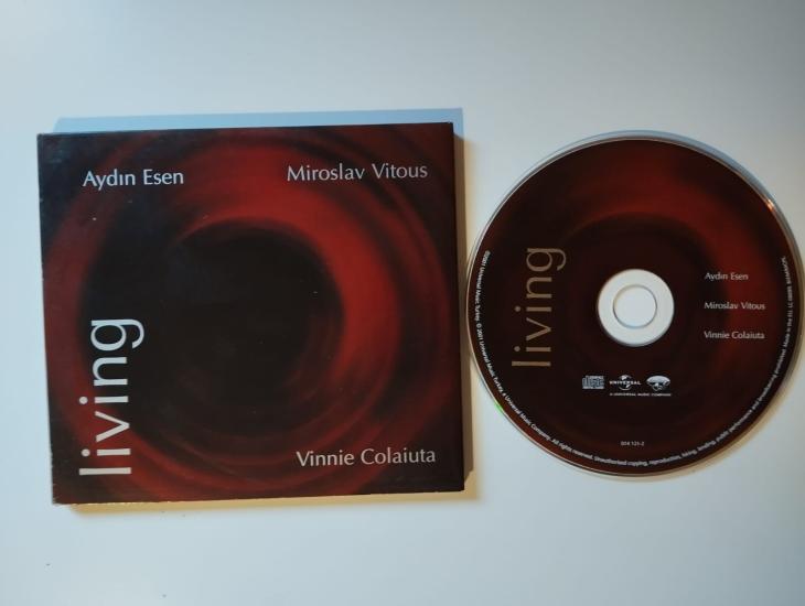 Aydın Esen, Miroslav Vitous, Vinnie Colaiuta ‎– Living - 2001 Türkiye  Basım CD Albüm- 2.El