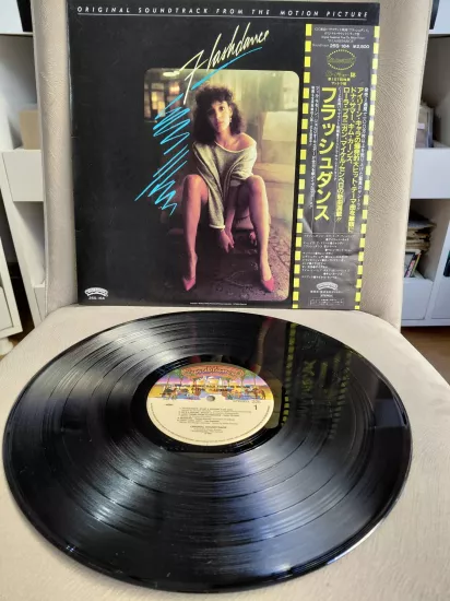 Flashdance  (Soundtrack) - 1983 Japonya  Basım - 33 lük LP Plak Albüm - Obi’li
