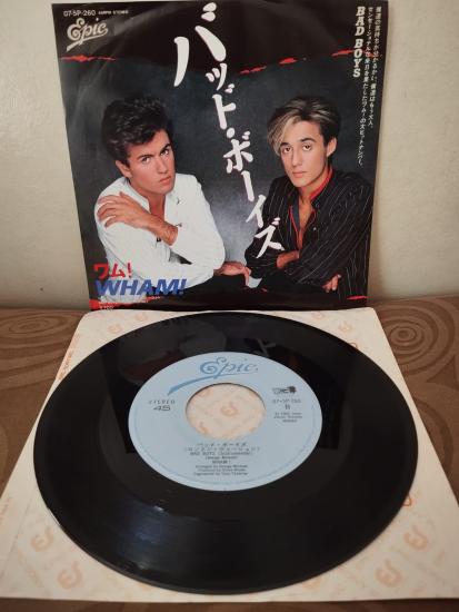 WHAM  -  Bad Boys -  1983 Japonya Basım 45lik Plak