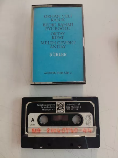 Orhan Veli Kanık /Bedri Rahmi Eyüboğlu/ Melih Cevdet Anday - Y. Pazarkaya’nın Seçtikleri -  Almanya Basım Kaset