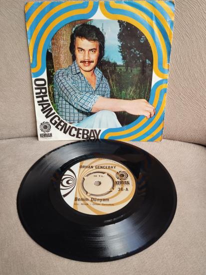 Orhan Gencebay – Benim Dünyam / Sevmiyorum Deme - 1973 Türkiye Basım  45 lik Plak