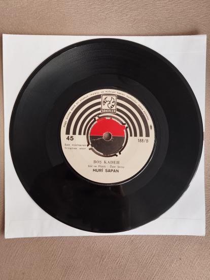 Huri Sapan – Hor Mu Kokladı Eller / Boş Kadeh  -  1973 Türkiye Basım 45lik Plak
