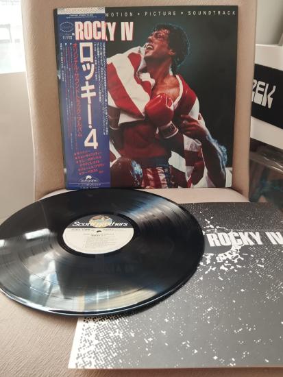 ROCKY IV - ( Soundtrack)  - 1985  Japonya Basım 33 Lük LP Albüm Plak- Obi’li