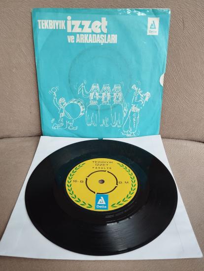 Tek Bıyık İzzet ‎– Yanlarım Ağrıyor / Fasulye - 1970 Türkiye Basım  45 lik Plak