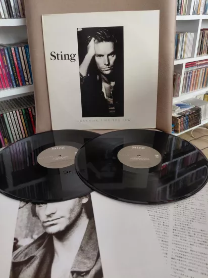 STING   -  Nothing Like The Sun - 1987 Japonya Basım  2xLP Plak Albüm