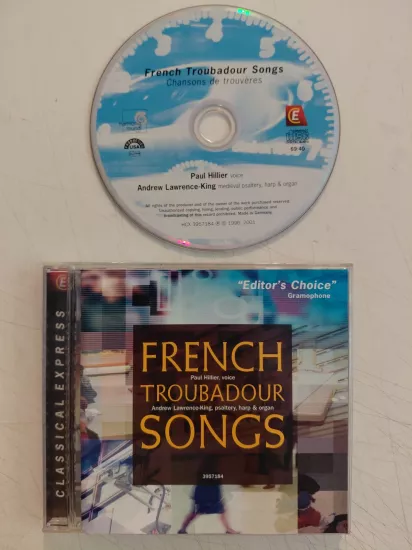 Paul Hillier, Andrew Lawrence-King – French Troubadour Songs  - 2001  Avrupa  Basım -  CD Albüm