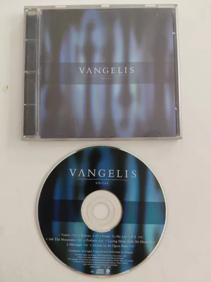 Vangelis ‎ – Voices - 1995  Avrupa  Basım - CD Albüm