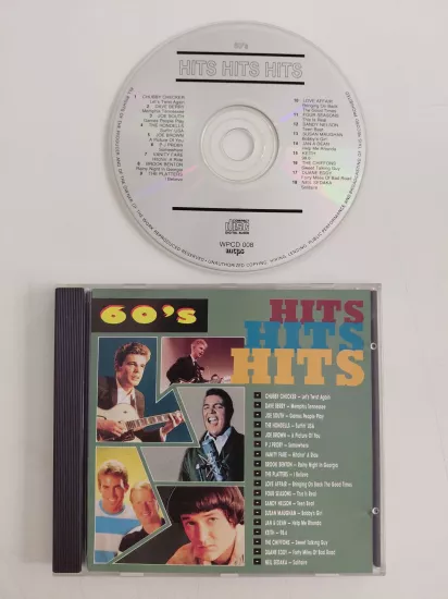 60’s Hits Hits Hits  –   İngiltere Basım - CD Albüm