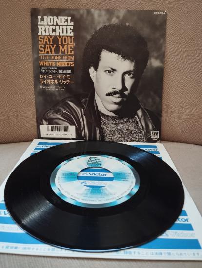 Lionel Richie – Say You, Say Me - 1985  Japonya  Basım 45’lik Plak